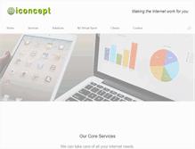Tablet Screenshot of iconcept.co.nz
